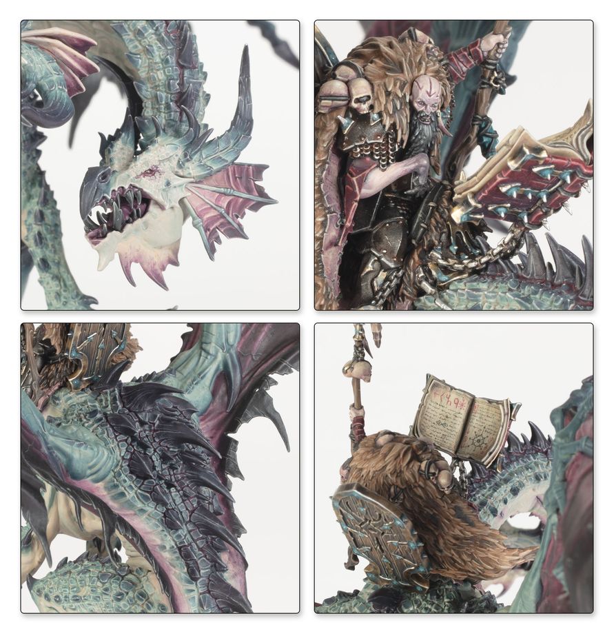 Warriors of Chaos: Lord/Sorcerer on Chaos Dragon - 混沌戰士：騎乘混沌巨龍的領主