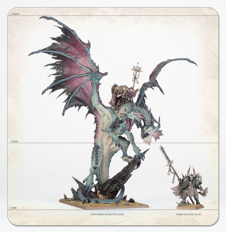 Warriors of Chaos: Lord/Sorcerer on Chaos Dragon - 混沌戰士：騎乘混沌巨龍的領主