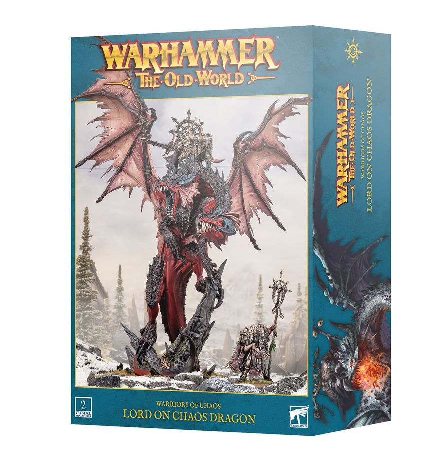 Warriors of Chaos: Lord/Sorcerer on Chaos Dragon - 混沌戰士：騎乘混沌巨龍的領主