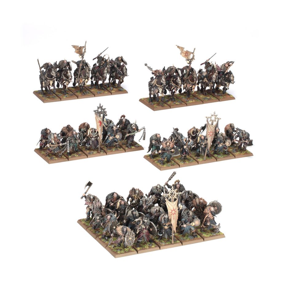 Warriors of Chaos: Chaos Marauders Army Reinforcement Set - 混沌掠奪者軍隊增援套裝
