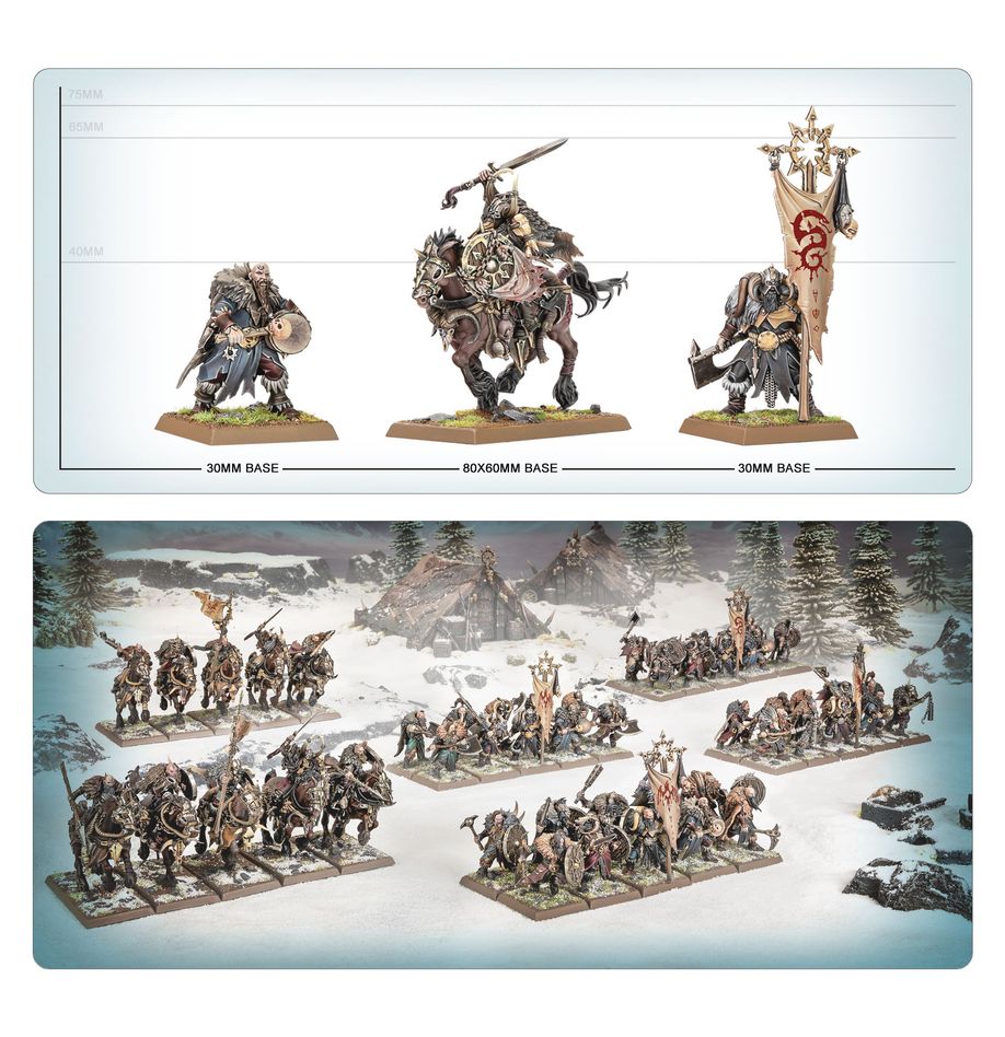 Warriors of Chaos: Chaos Marauders Army Reinforcement Set - 混沌掠奪者軍隊增援套裝
