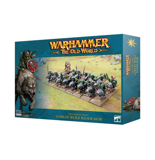 Orc and Goblin Tribes: Goblin Wolf Rider Mob - 獸人與地精部族：地精狼騎手暴徒
