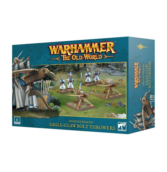 High Elf Realms: Eagle-claw Bolt Throwers - 高等精靈王國：鷹爪弩炮