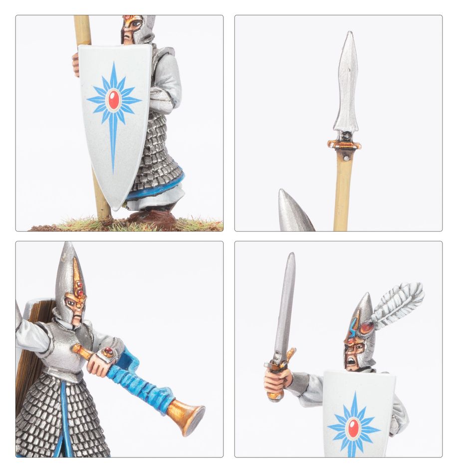 High Elf Realms: Elven Spearmen - 高等精靈王國：精靈長矛兵
