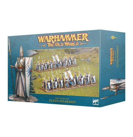 High Elf Realms: Elven Spearmen - 高等精靈王國：精靈長矛兵