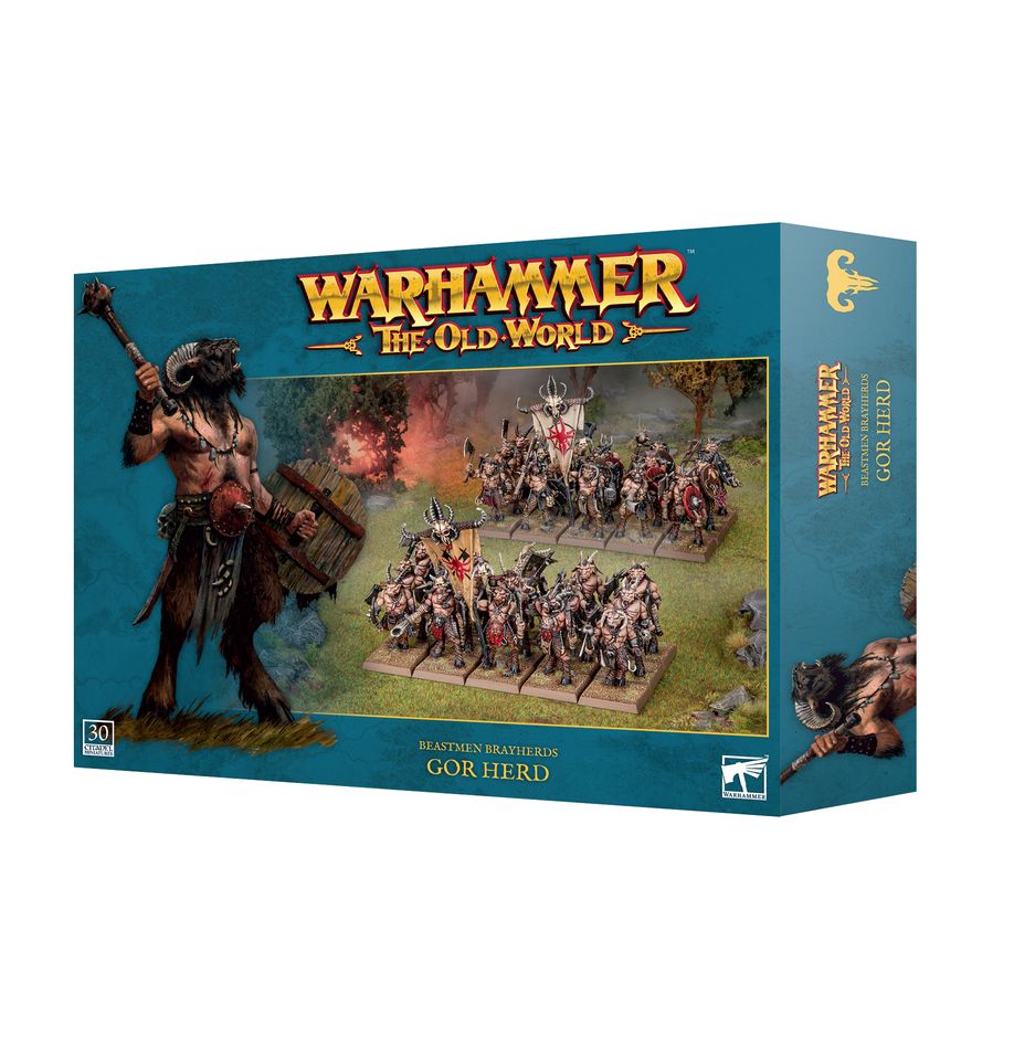 Beastmen Brayherds: Gor Herd - 野獸人獸群：角獸獸群