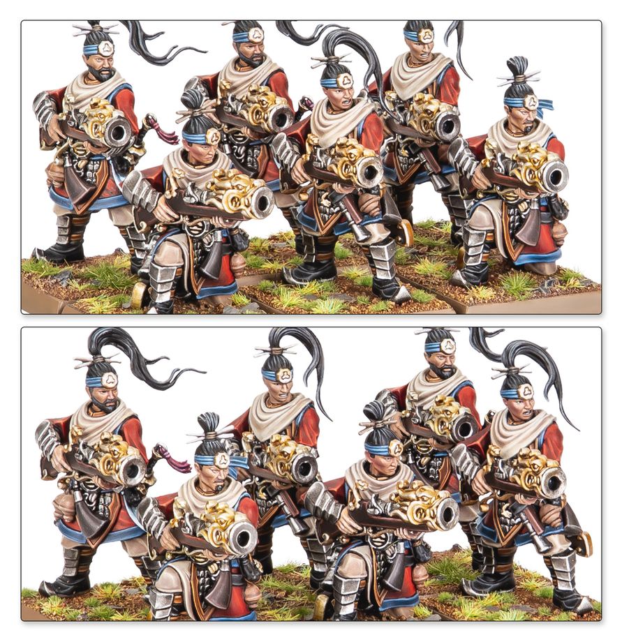 Grand Cathay: Iron Hail Gunners & Crane Gunner Teams - 震旦天朝：鐵雹銃手與鶴銃小隊