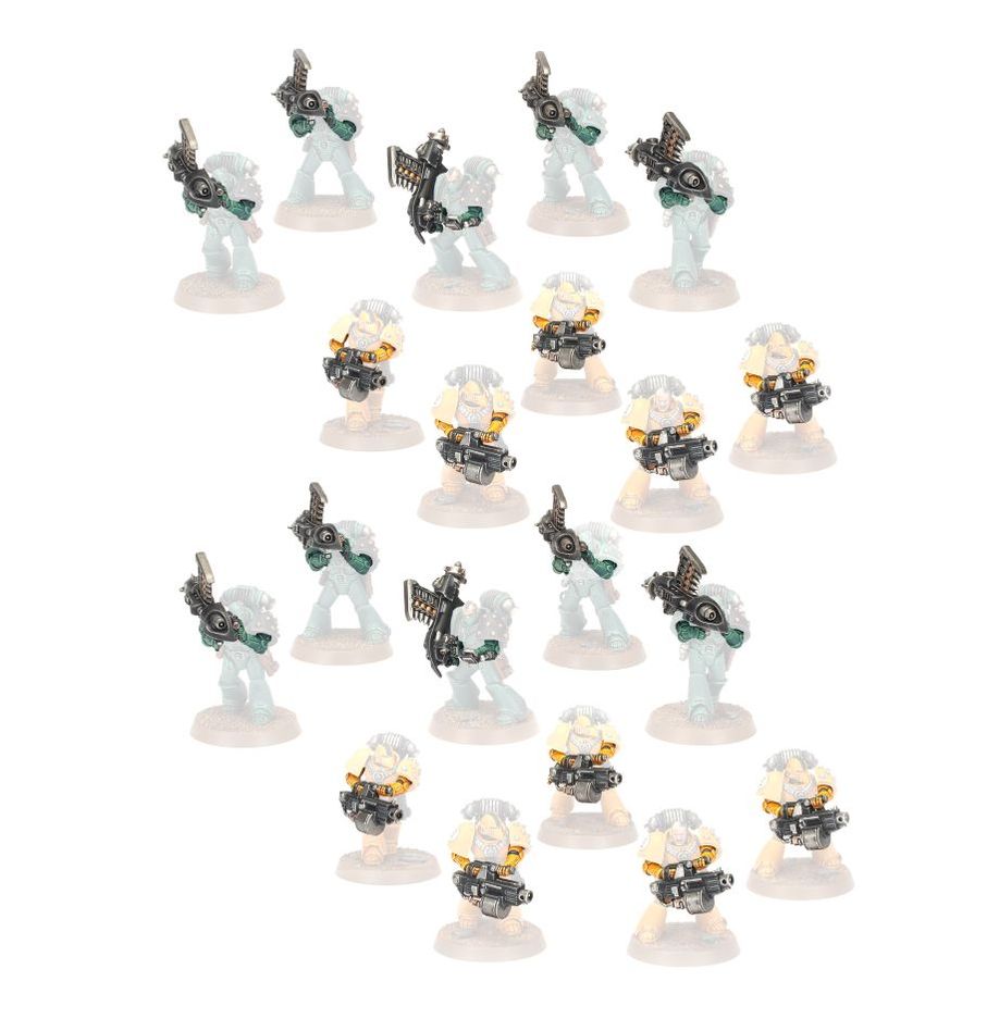 Legiones Astartes: Heavy Weapons Upgrade Set - Missile Launchers and Heavy Bolters - 阿斯塔特軍團：飛彈發射器和重型爆彈槍