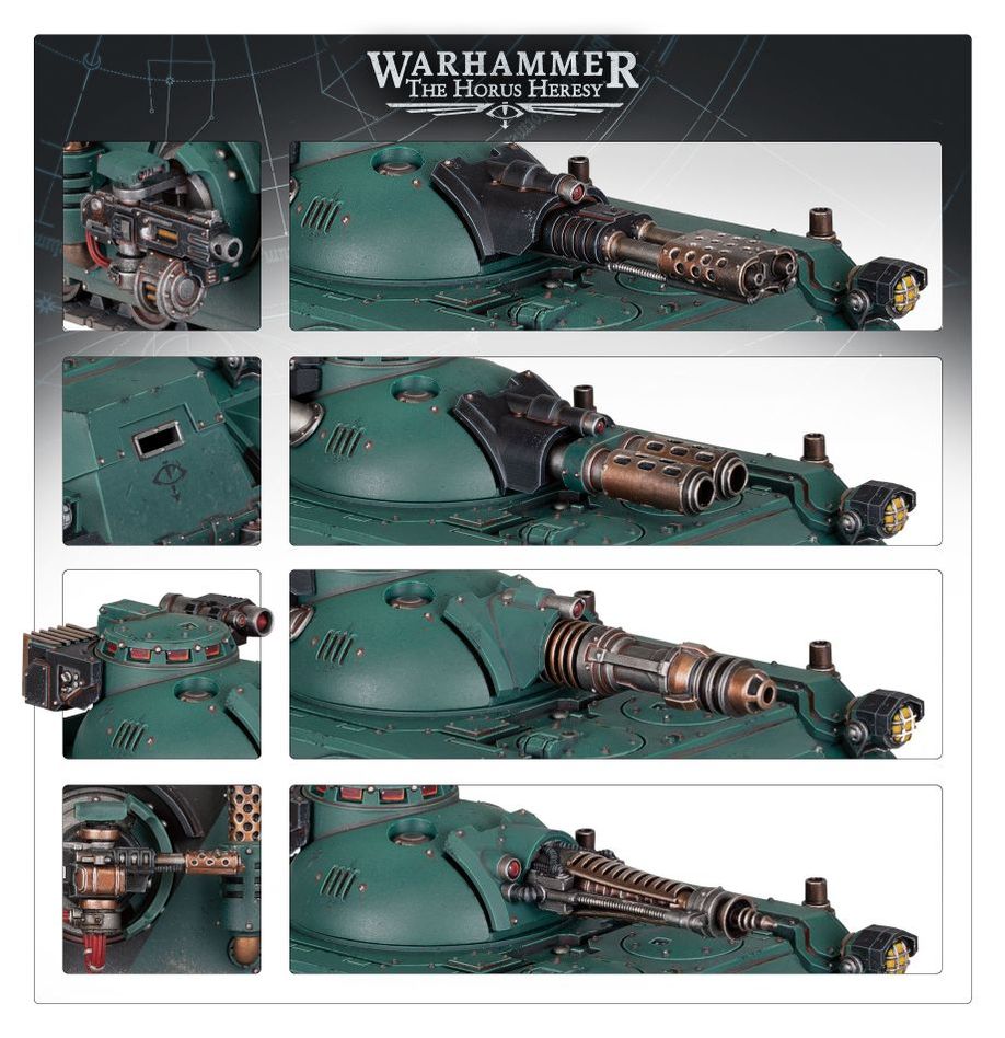 Horus Heresy: Deimos Pattern Predator Support Tank - 赫拉斯叛變：戴摩斯掠食者支援坦克