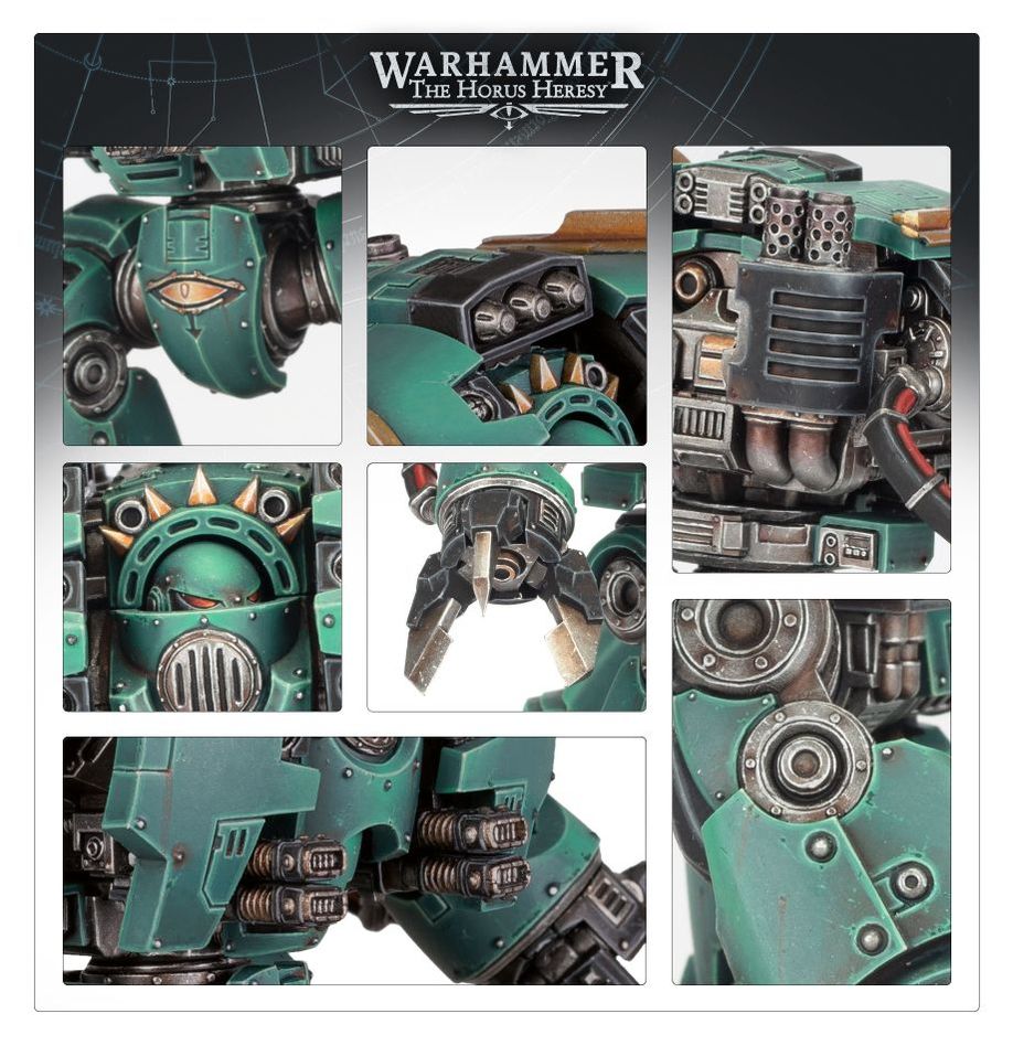 Legiones Astartes: Leviathan Dreadnought With Claw & Drill Weapons - 利維坦圍攻無畏機兵
