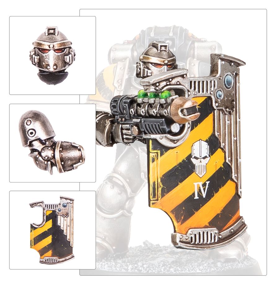 Legiones Astartes: Breacher Squad Upgrade Set - 荷魯斯之亂：MKIII攻堅者升級套件