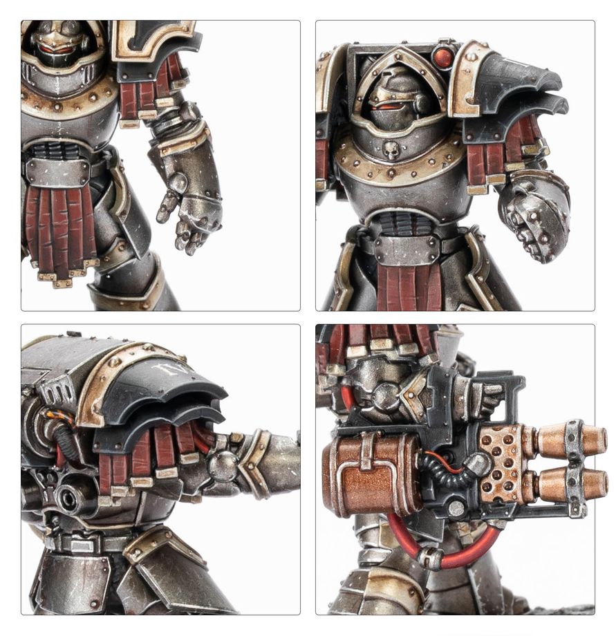 Legiones Astartes: Legiones Astartes: Cataphractii Terminators with Combi-bolters and Power Fists - 阿斯塔特軍團：鐵騎型終結者動力拳套