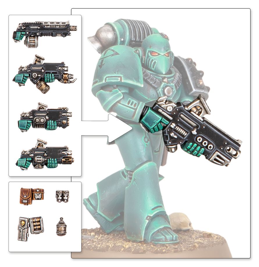 Legiones Astartes: Combi-weapons & Shotgun Upgrades - 阿斯塔特軍團：組合武器與霰彈槍升級套組
