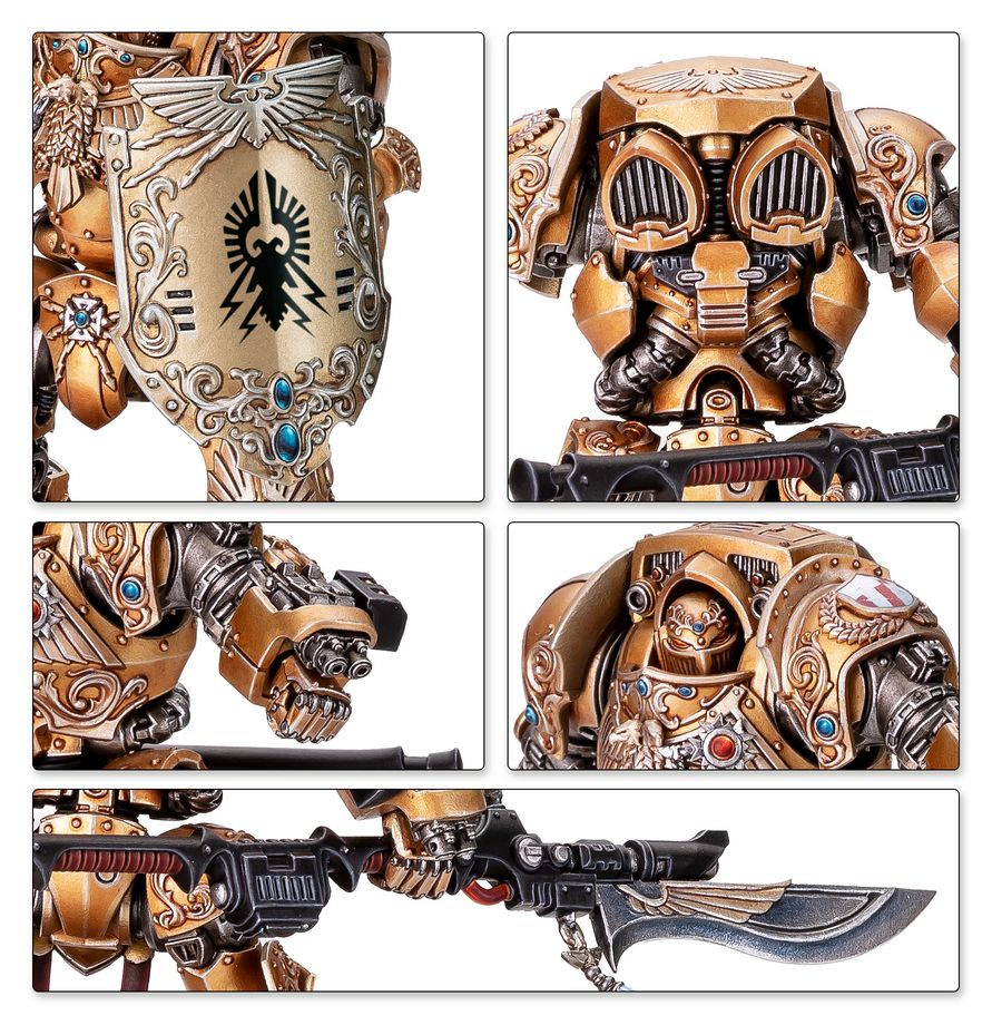 Legio Custodes: Custodian Dreadnought - 禁軍軍團：帝皇禁軍無畏機甲