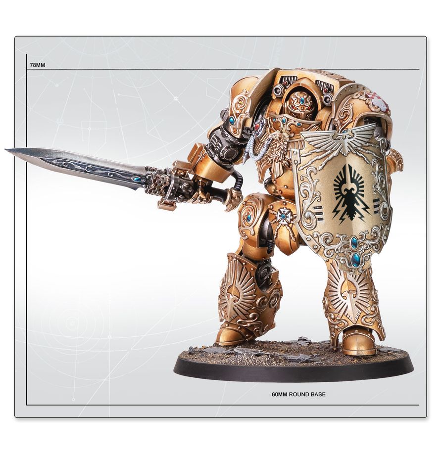 Legio Custodes: Custodian Dreadnought - 禁軍軍團：帝皇禁軍無畏機甲