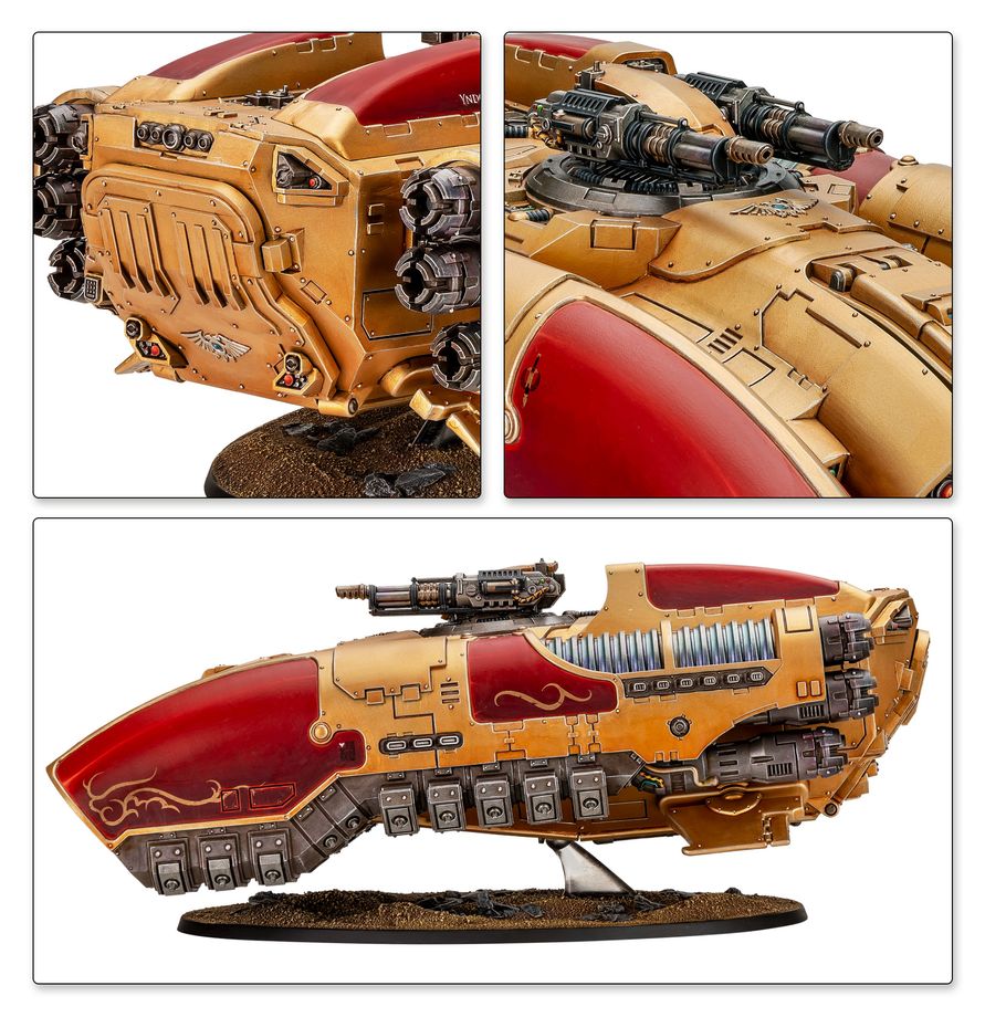 Legio Custodes: Coronus Grav-carrier - 禁軍軍團：克洛諾斯反重力運兵車