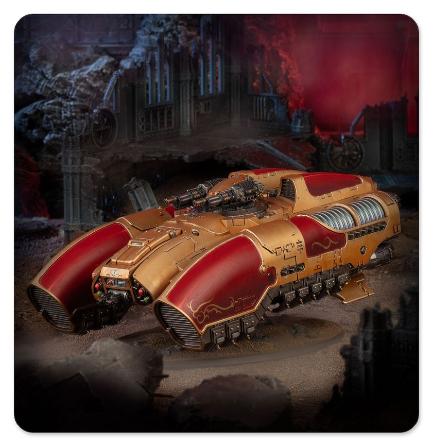 Legio Custodes: Coronus Grav-carrier - 禁軍軍團：克洛諾斯反重力運兵車