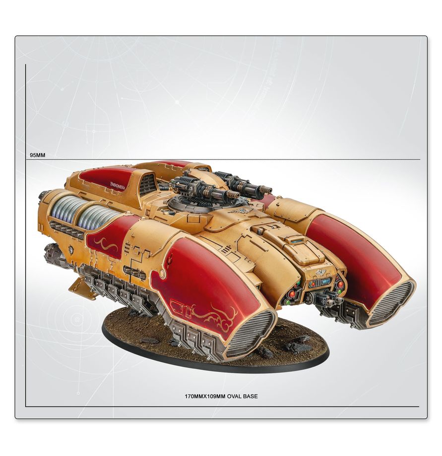 Legio Custodes: Coronus Grav-carrier - 禁軍軍團：克洛諾斯反重力運兵車