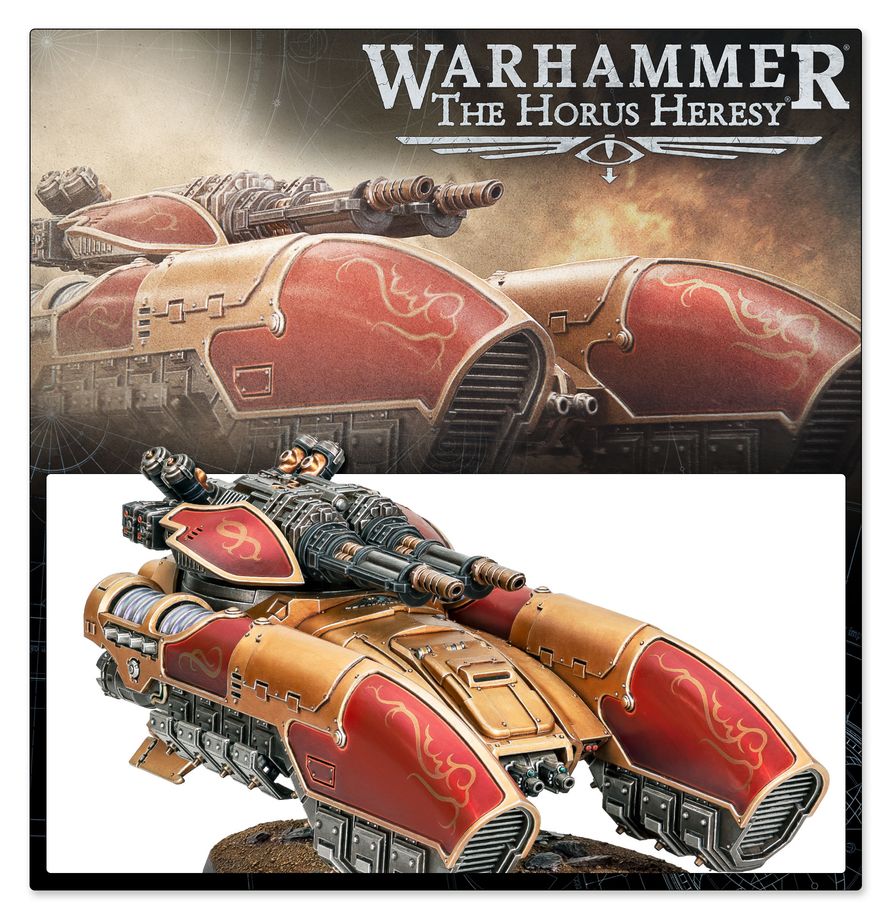 Legio Custodes: Caladius Annihilator Grav-tank - 禁軍軍團：神鳥殲滅者型反重力坦克