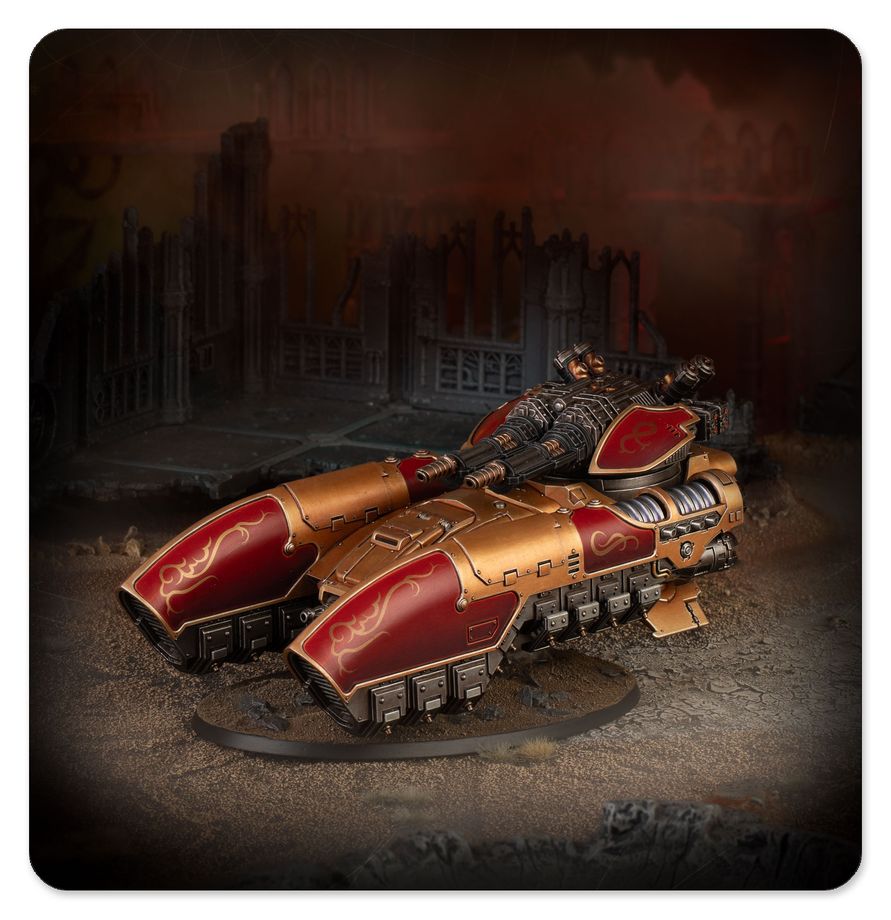 Legio Custodes: Caladius Annihilator Grav-tank - 禁軍軍團：神鳥殲滅者型反重力坦克