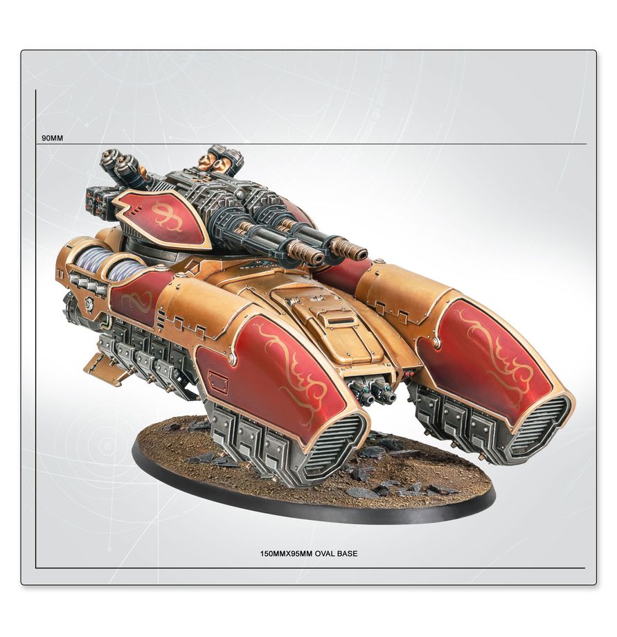 Legio Custodes: Caladius Annihilator Grav-tank - 禁軍軍團：神鳥殲滅者型反重力坦克