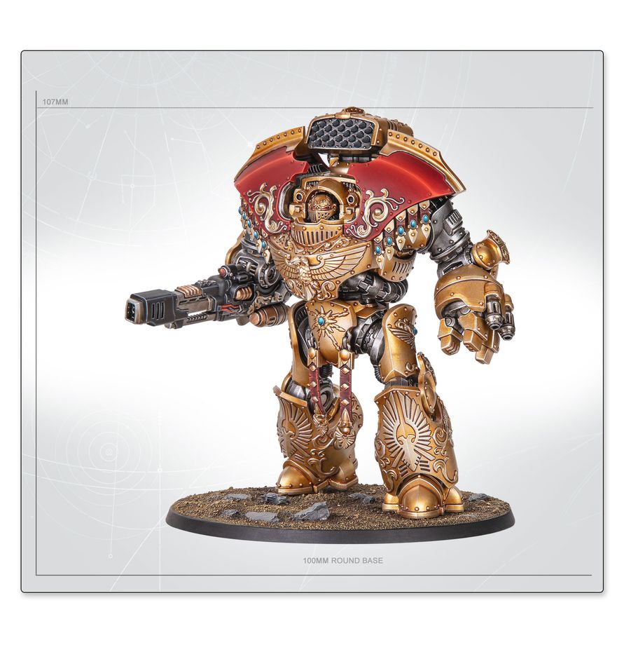 Adeptus Custodes: Telemon Heavy Dreadnought - 禁軍：特拉蒙重型無畏機甲