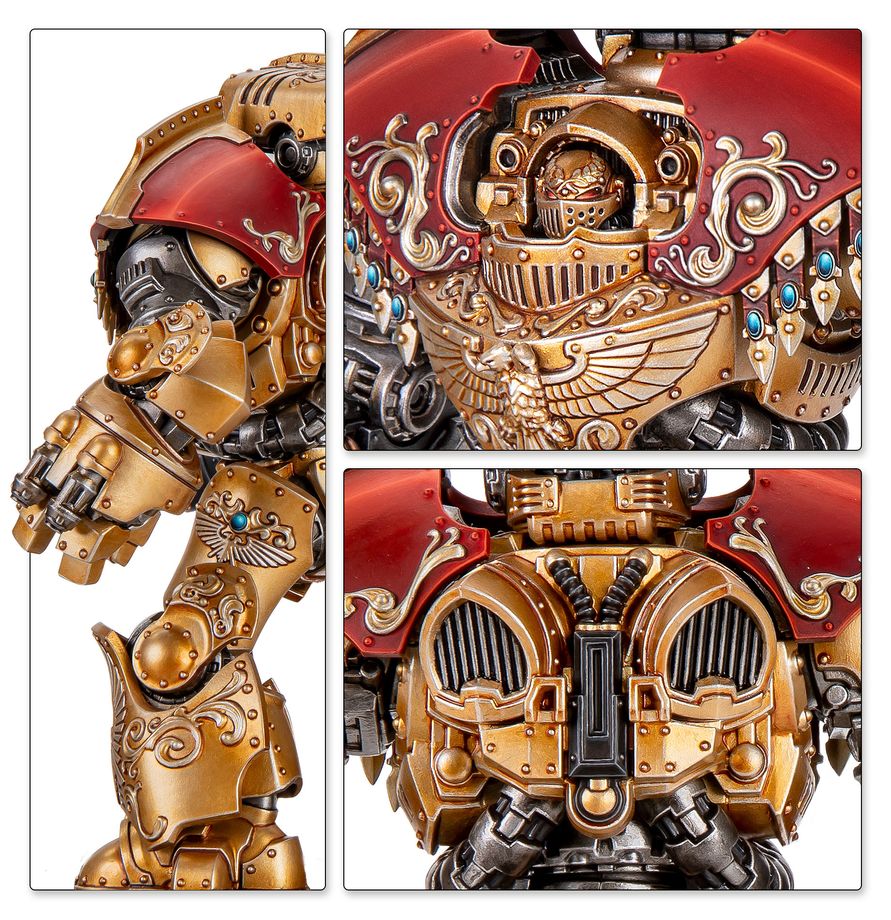Adeptus Custodes: Telemon Heavy Dreadnought - 禁軍：特拉蒙重型無畏機甲