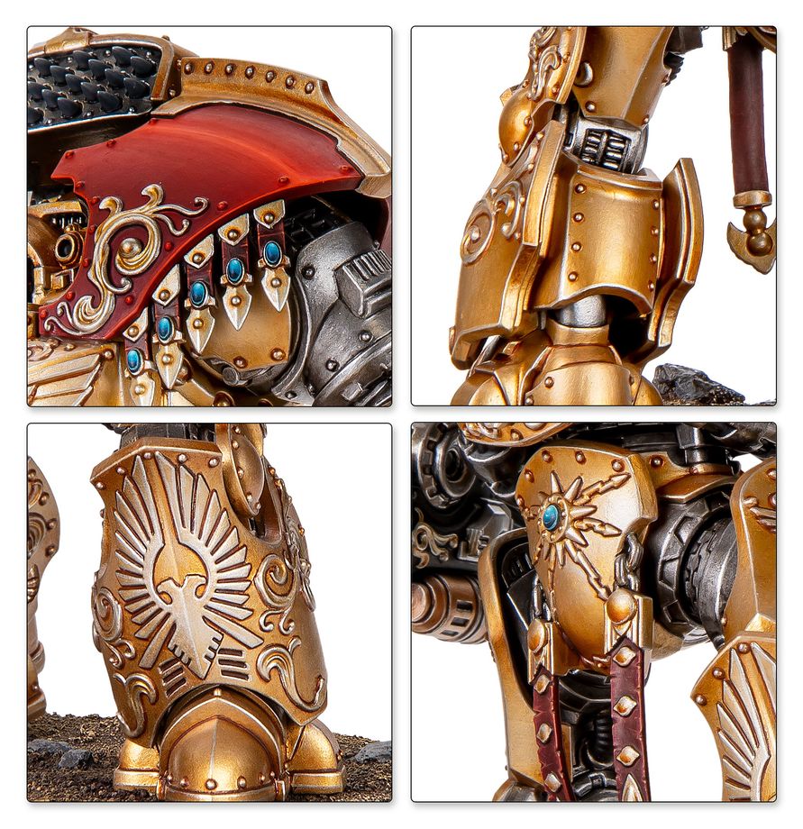 Adeptus Custodes: Telemon Heavy Dreadnought - 禁軍：特拉蒙重型無畏機甲