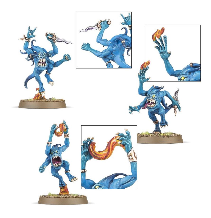 Disciples of Tzeentch: Blue Horrors and Brimstone Horrors - 奸奇使徒藍色懼妖