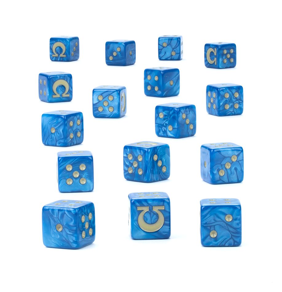 Ultramarines: Dice Set - 戰鎚40,000：極限戰士套骰