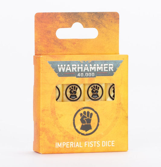 Imperial Fists: Dice Set - 戰鎚40,000：帝國之拳套骰