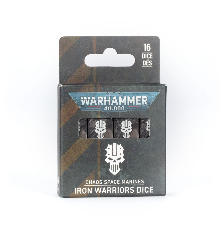 Chaos Space Marines: Iron Warriors Dice Set - 戰鎚40,000：鋼鐵勇士套骰