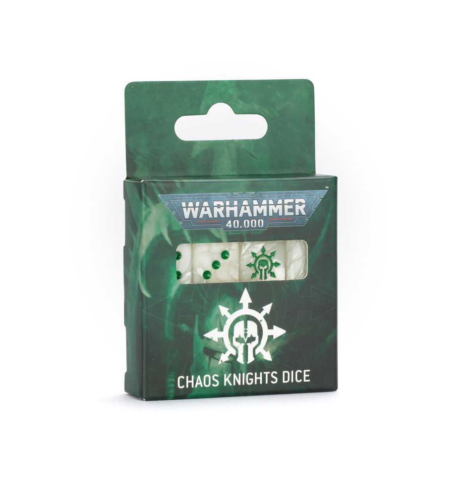 Chaos Knights: Dice Set - 戰鎚40,000：混沌騎士套骰