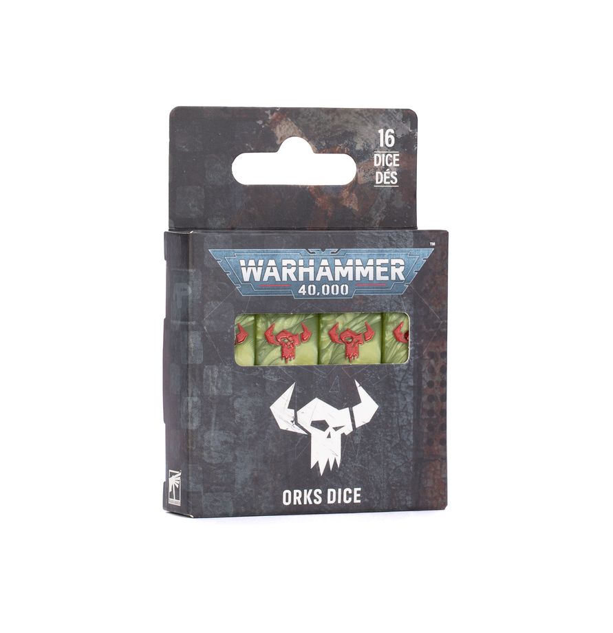 Orks: Dice Set - 戰鎚40,000：歐克蠻人骰組