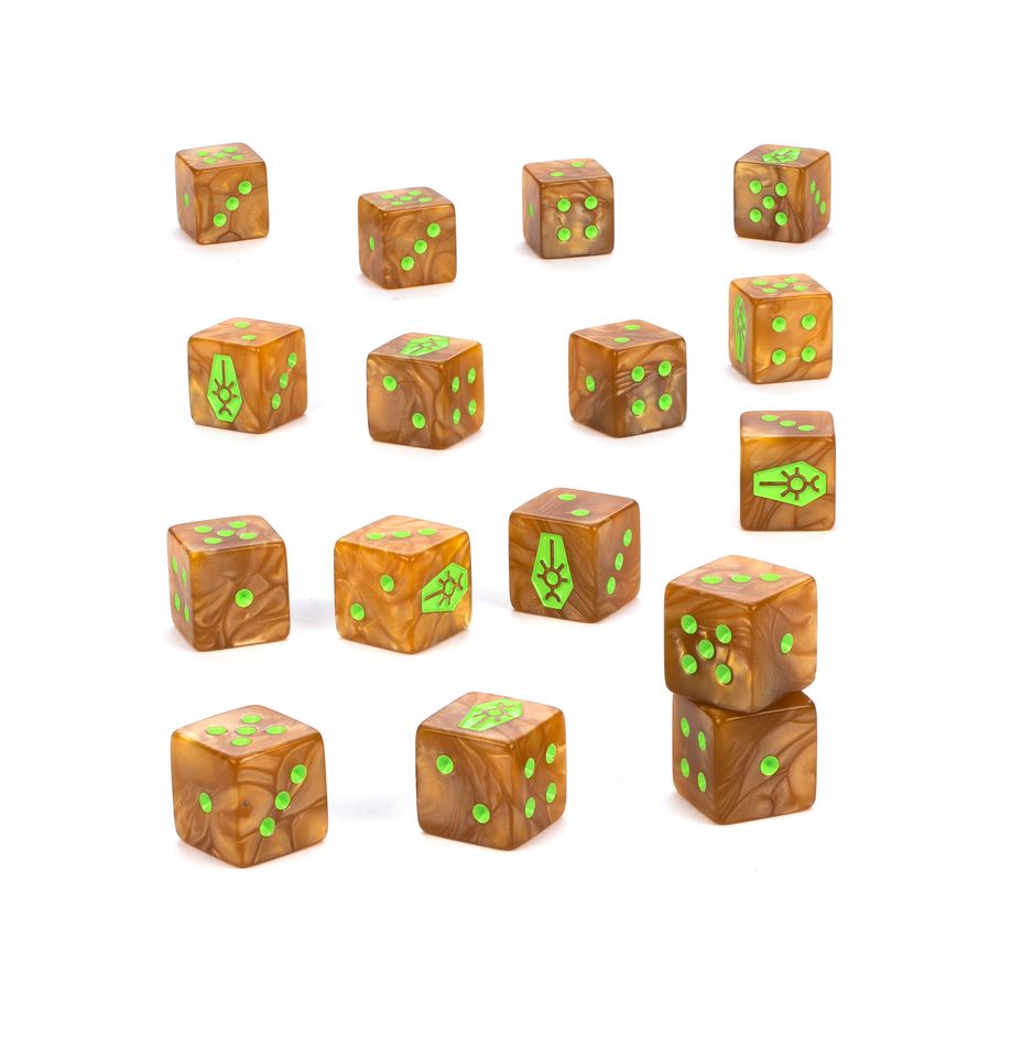 Necrons: Dice Set - 太空死靈骰子