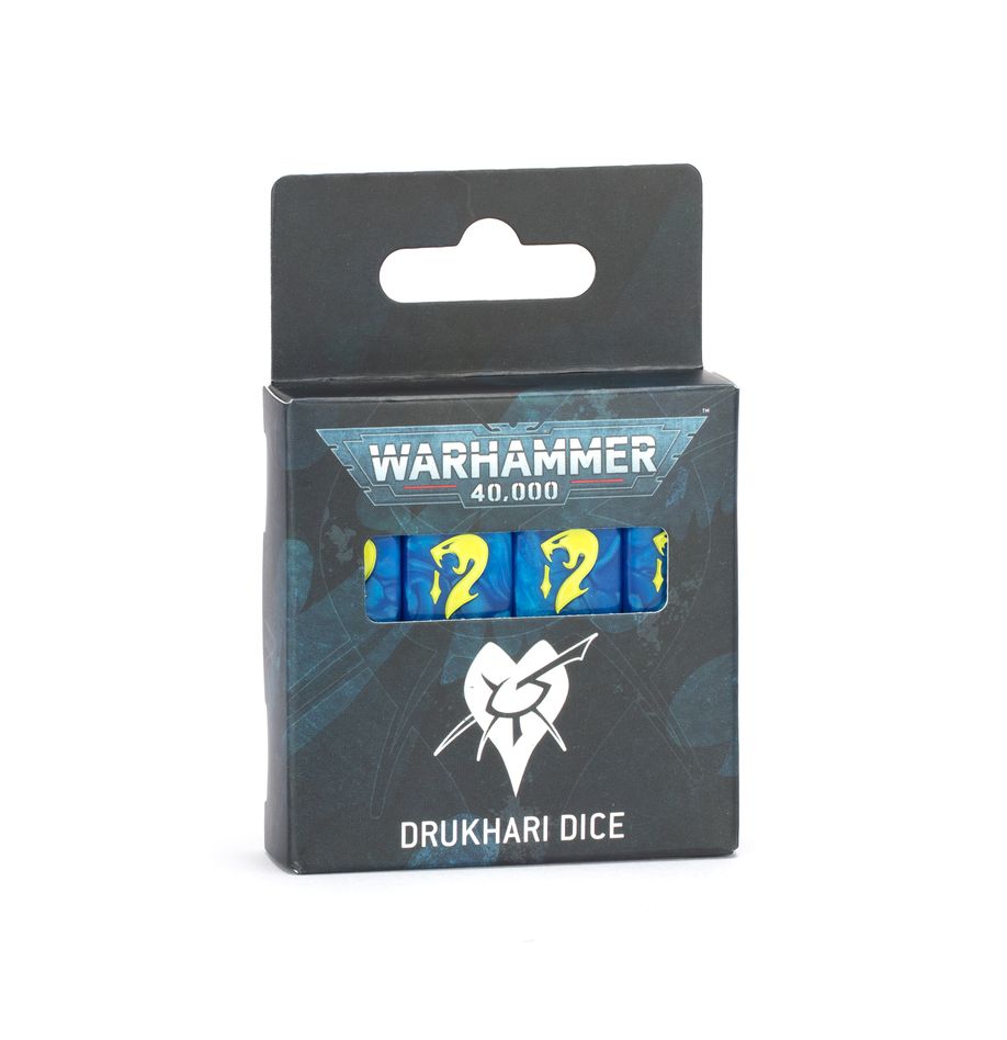 Drukhari: Dice Set - 戰鎚40,000：黑暗靈族套骰