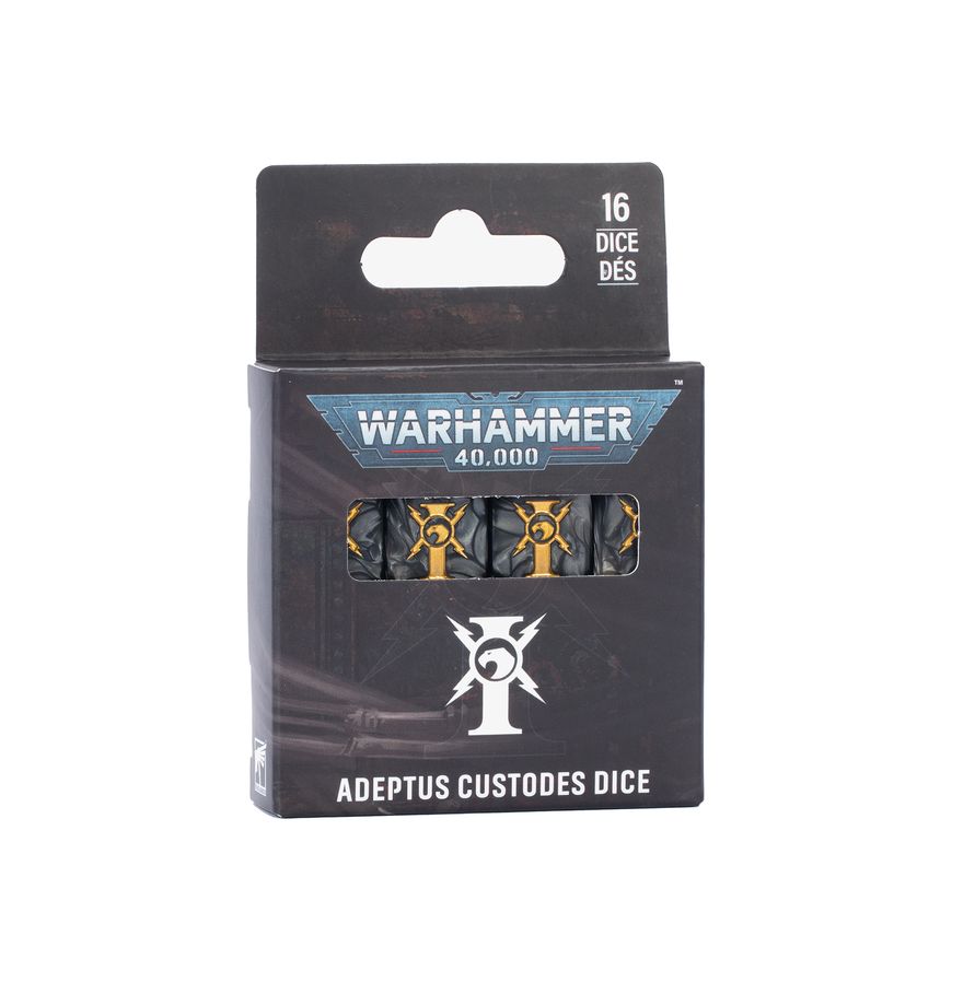 Adeptus Custodes: Dice Set - 戰鎚40,000：帝皇禁軍陣營骰組