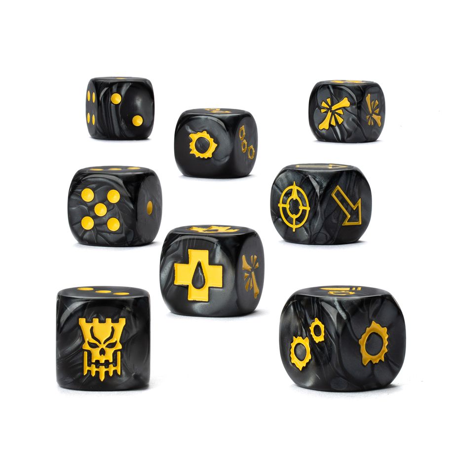 Necromunda: Bastions of Law Dice Set - 涅克羅蒙達：律法堡壘套骰