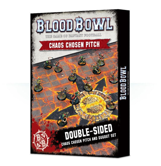 Blood Bowl: Chaos Chosen Pitch and Dugout Set - 血腥橄欖球：混沌球場