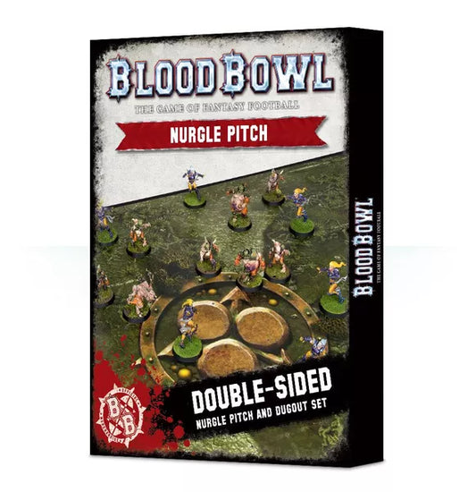 Blood Bowl: Nurgle Pitch and Dugout Set - 血腥橄欖球：納垢球場