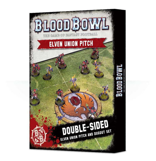Blood Bowl: Elven Union Pitch and Dugout Set - 血腥橄欖球：精靈球場