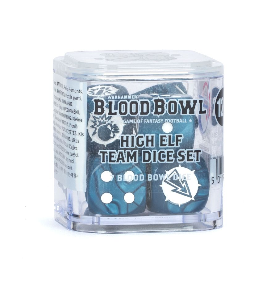 High Elf: Team Dice Set - 血碗橄欖球：高等精靈球隊套骰