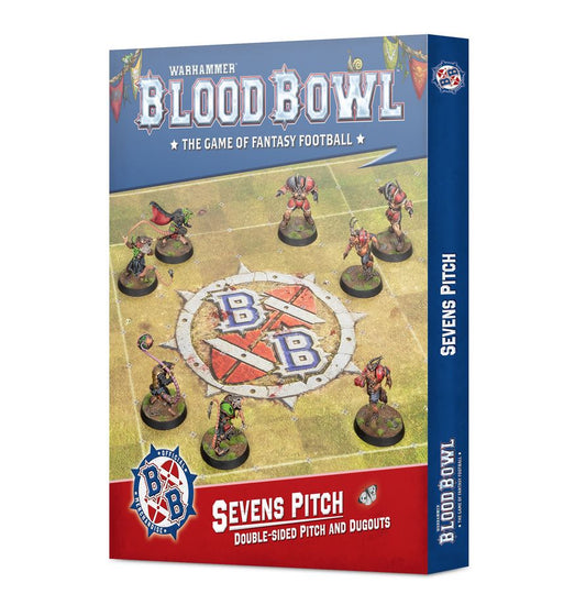 Blood Bowl: Sevens Pitch - Double-sided Pitch and Dugouts - 血碗橄欖球：血碗橄欖球七人制球場