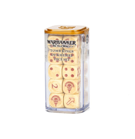 Tomb Kings Of Khemri: Dice Set - 戰鎚舊世界：喀穆里古墓王套骰