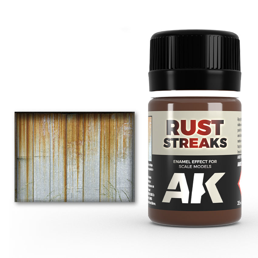 AK013 - Enamel Color - Rust Streaks