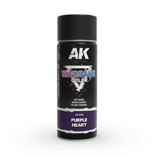 AK Sprays - Wargame Color - AK1058 - Purple Heart Spray 400ml