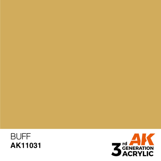 AK-11031 AK Interactive 3G Acrylic Buff 17ml