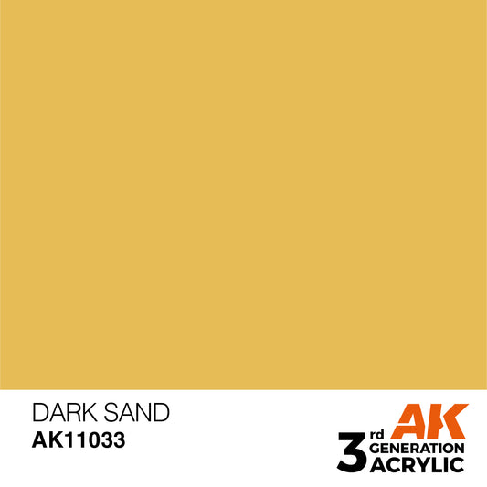 AK-11033 AK Interactive 3G Acrylic Dark Sand 17ml