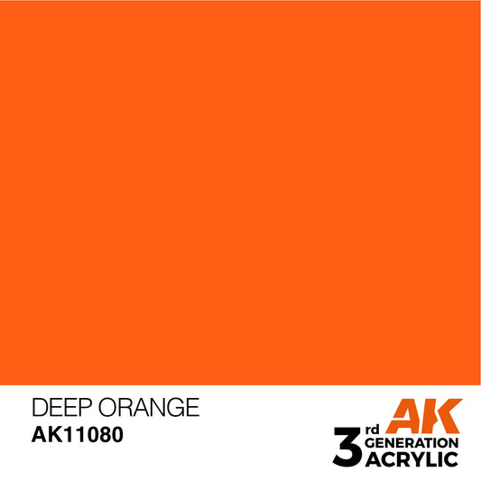 AK-11080 AK Interactive 3G Acrylic Deep Orange 17ml