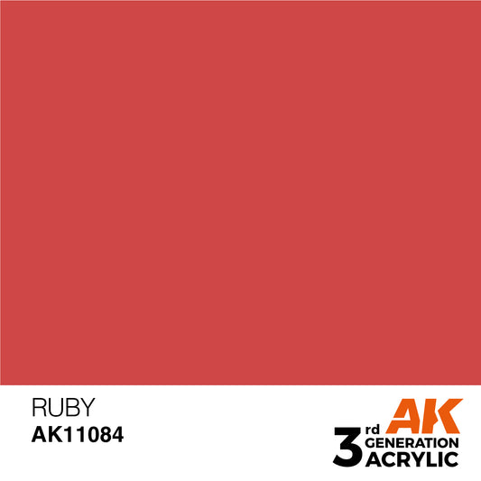 AK-11084 AK Interactive 3G Acrylic Ruby 17ml